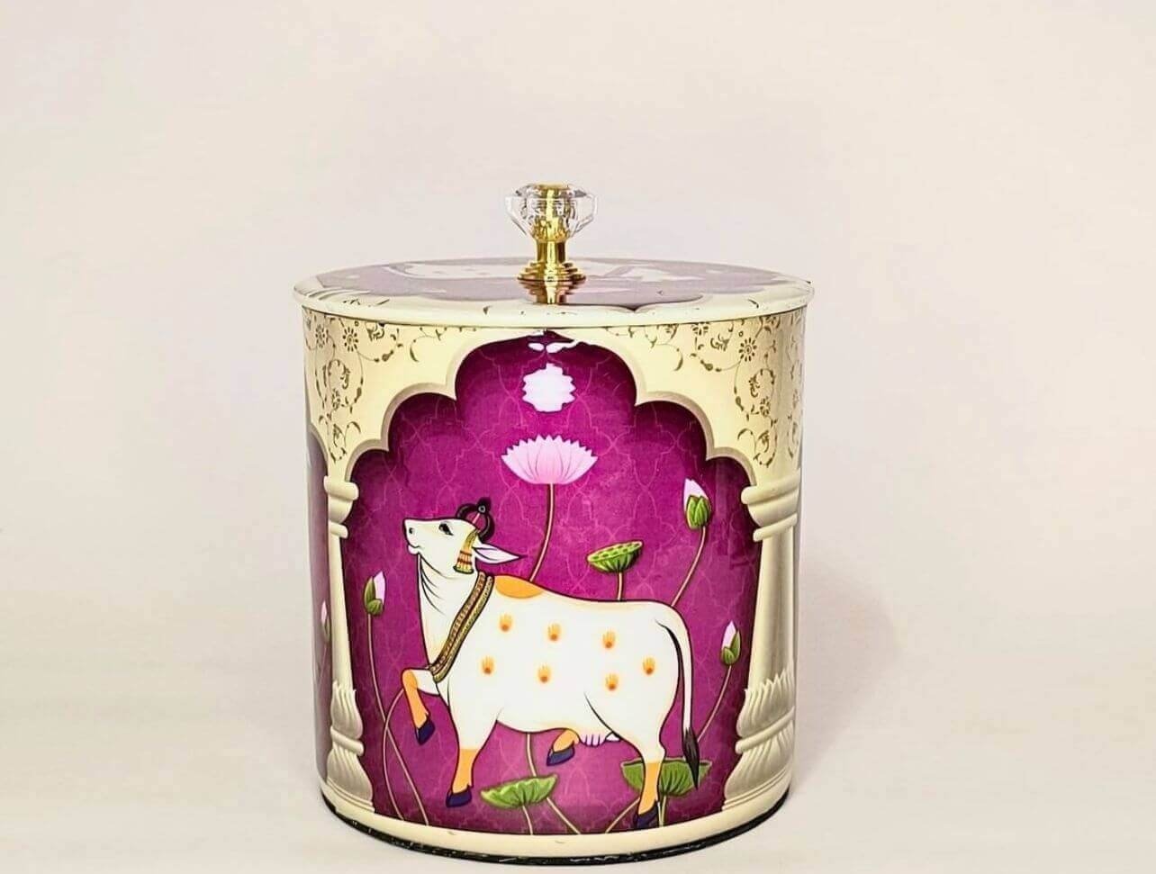 Iron Metal pichwai jar by rayan international