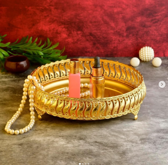 gold plated tray by rayan international