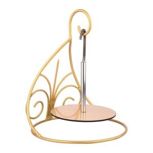 Single Tier Chandelier Cake Stand, Gold, Hanging Cake Stands