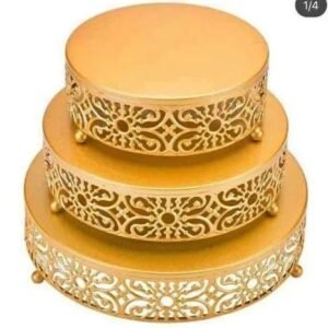 3-Tier Metal Cake Stand