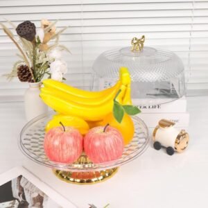 Cake Stand with Dome Transparent