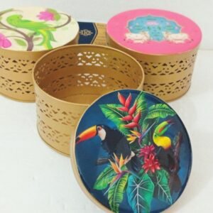 Metal Gifting Pichwai Printed Box