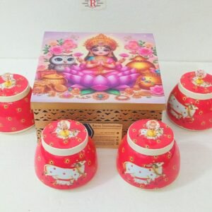 Metal Cow Printed Gifts Box