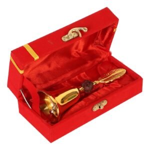 Brass Bell with Red velvet box