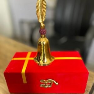 Brass Bell with Red velvet box
