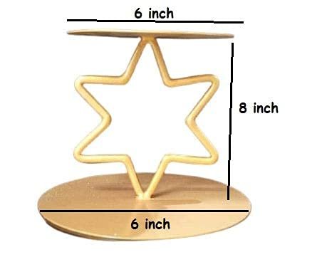Star Shape Metal Cake Stand by rayan international