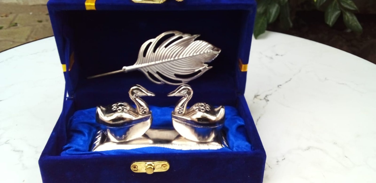 Two Swan-Shaped Holders