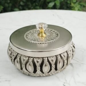 German Silver Ornamental Gift & Dry Fruit Box