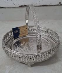 Metal Iron German Silver Tray
